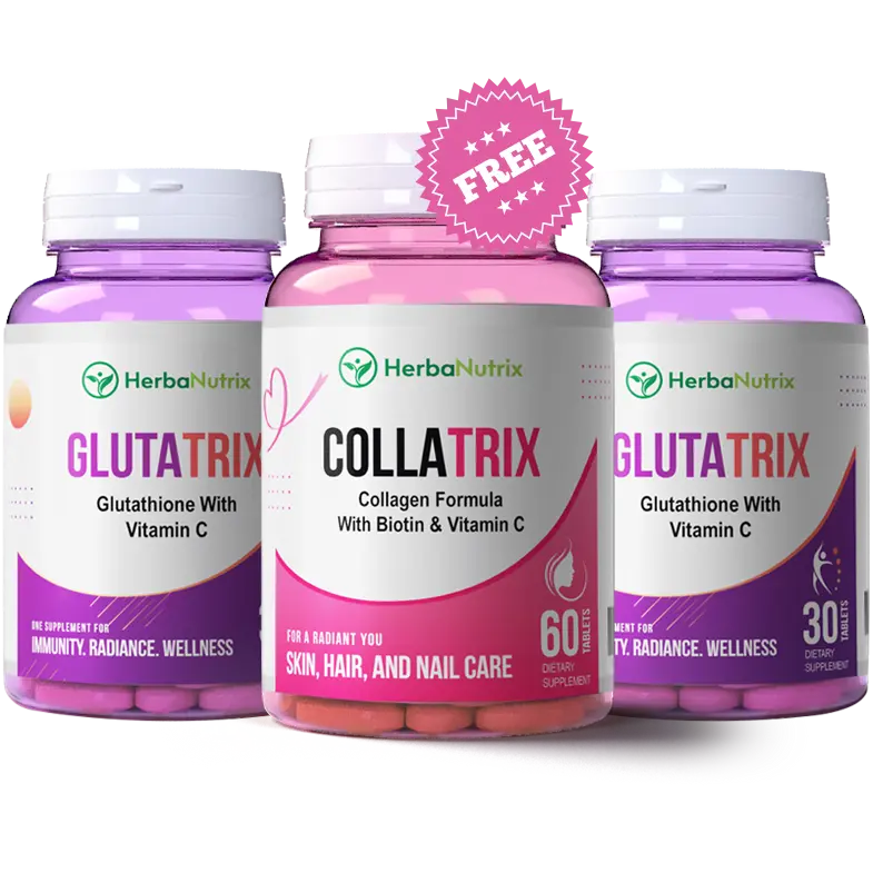 Fair & Glow Bundle(Glutathione + Collagen + Vitamin C)