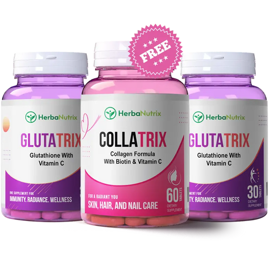 Fair & Glow Bundle(Glutathione + Collagen + Vitamin C)